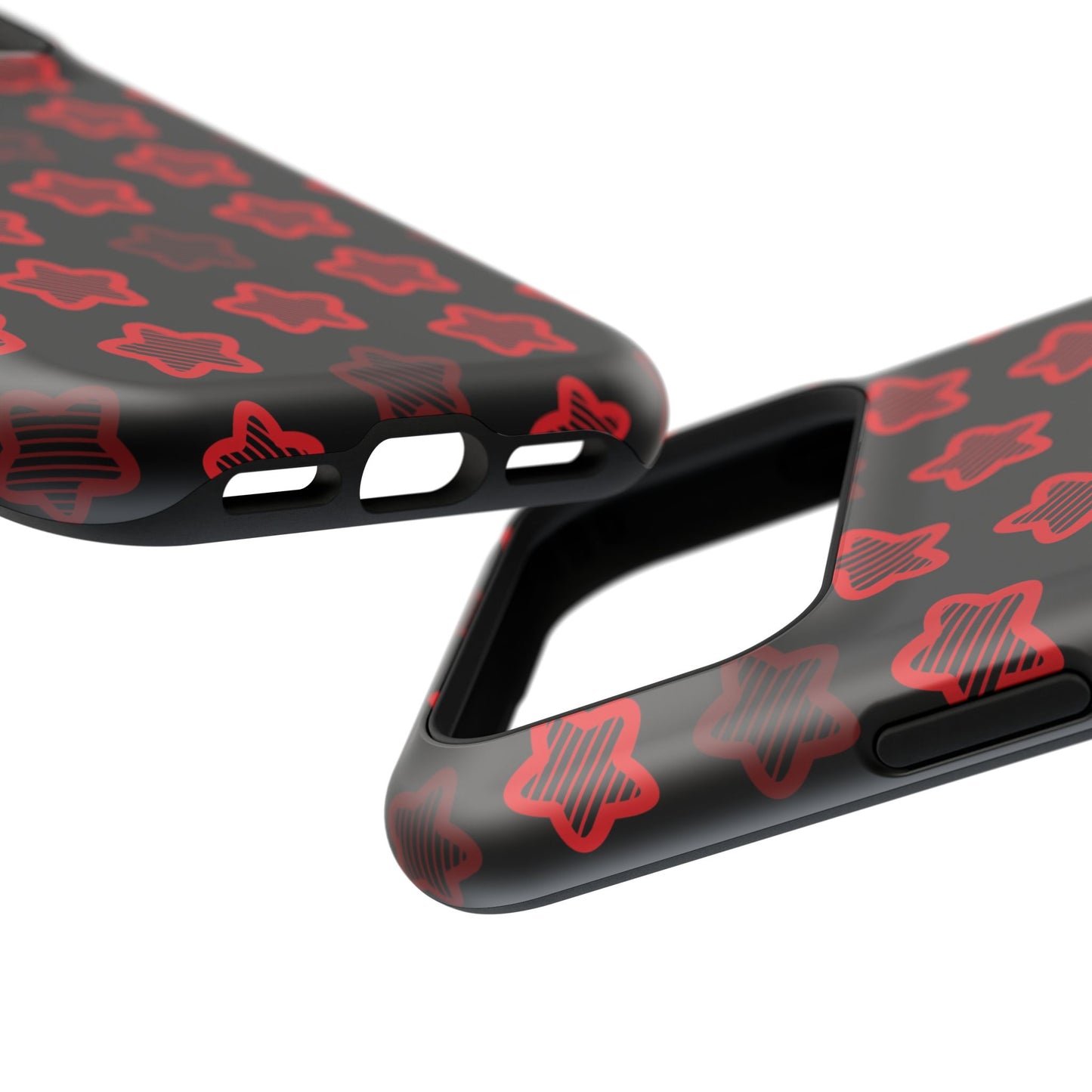 Red Stars Tough iPhone Case