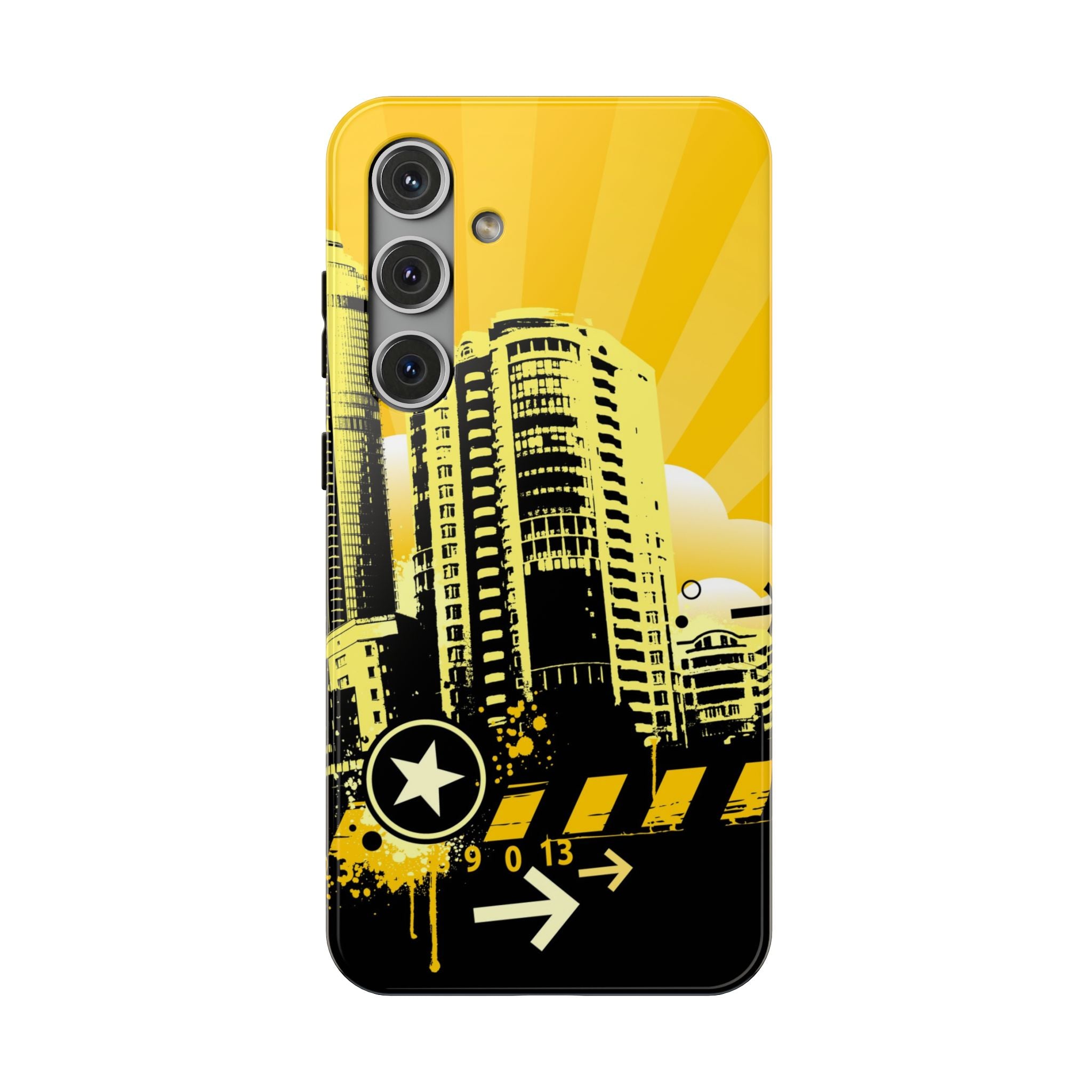 Yellow City Tough Samsung Case