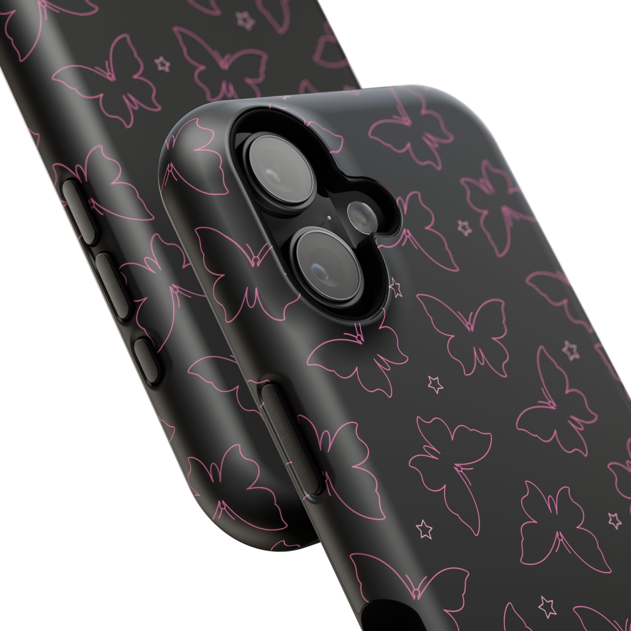 Midnight Flutter Tough iPhone Case