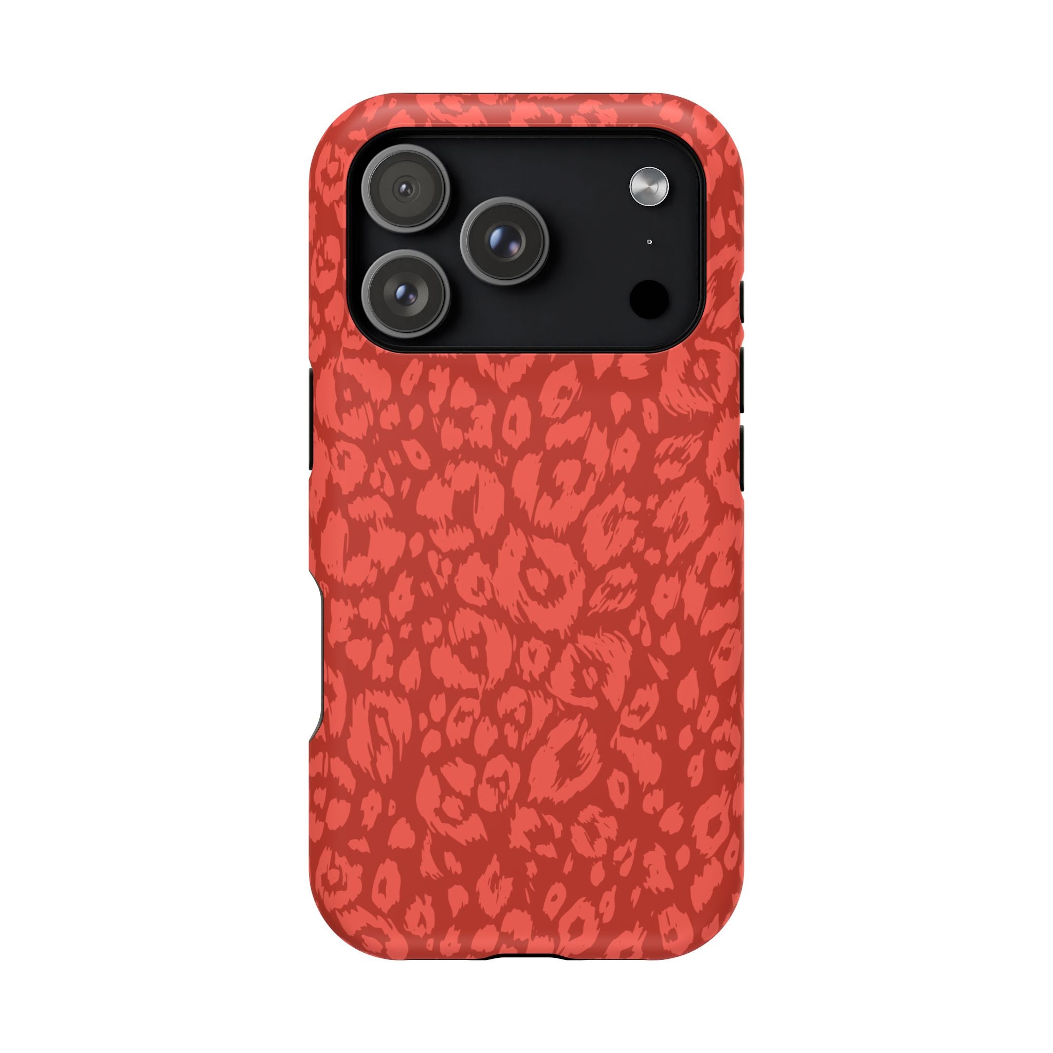Red Leopard Tough iPhone Case