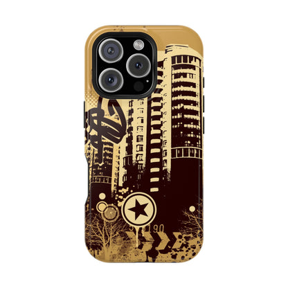 Brown City Tough iPhone Case