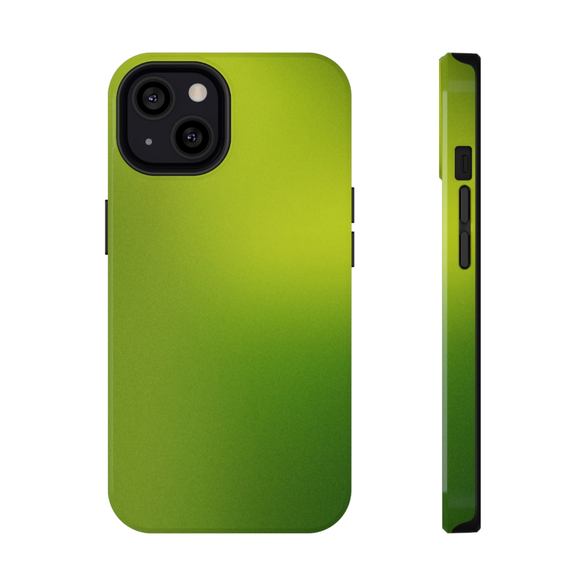 Lime Glow Tough iPhone Case