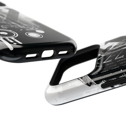 Monochrome City Tough iPhone Case