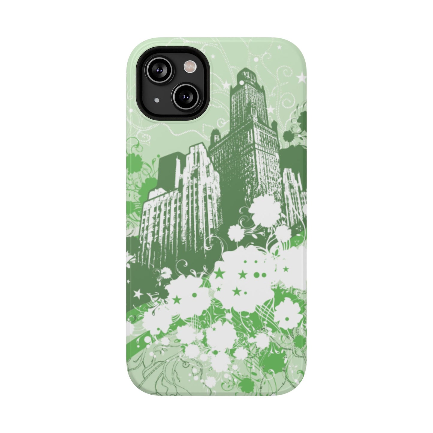 Green City Tough iPhone Case