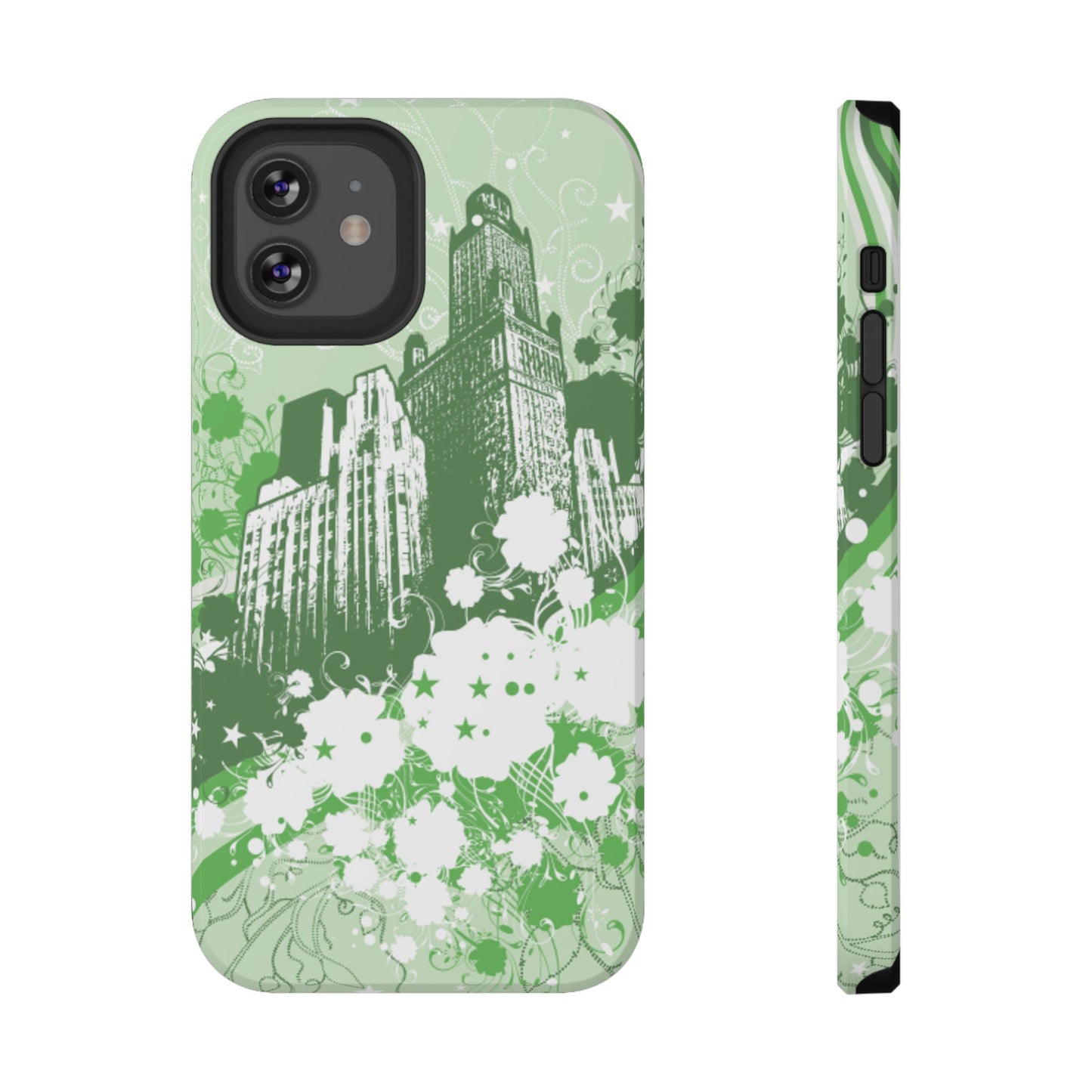 Green City Tough iPhone Case