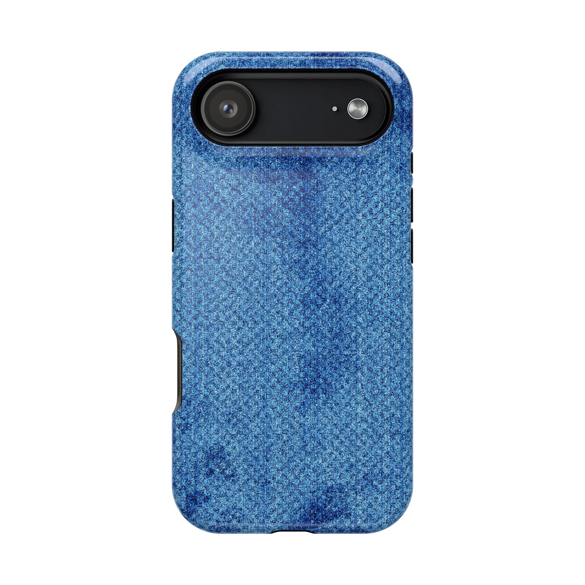 Blue Denim Tough iPhone Case