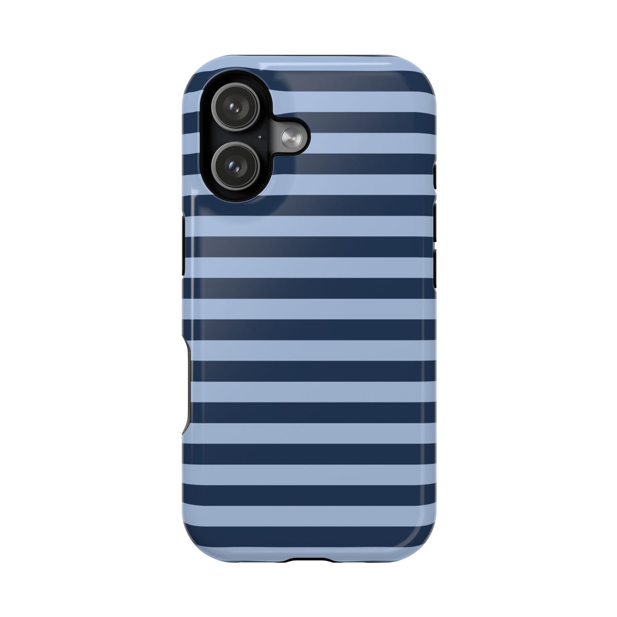 Blue Stripes MagSafe Tough iPhone Case