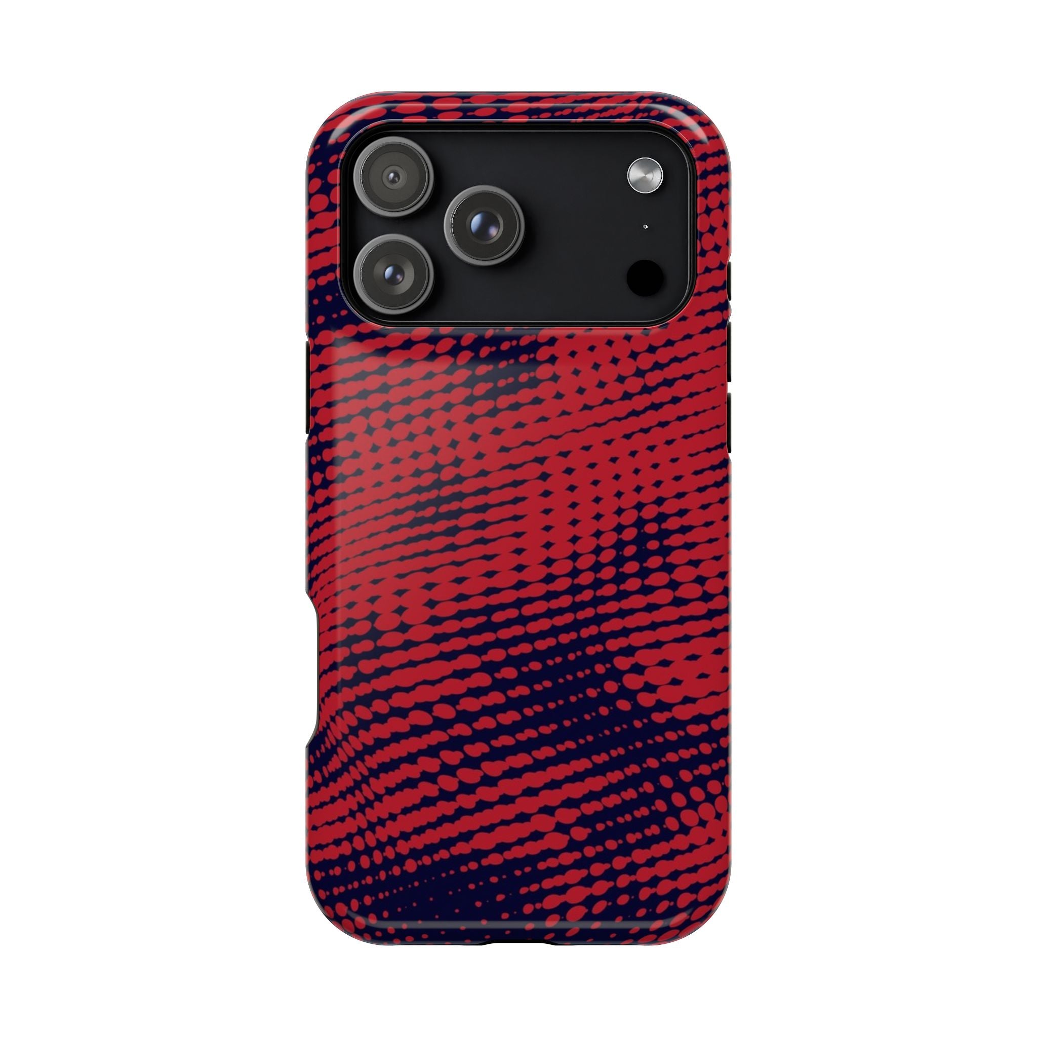Red Static Tough iPhone Case