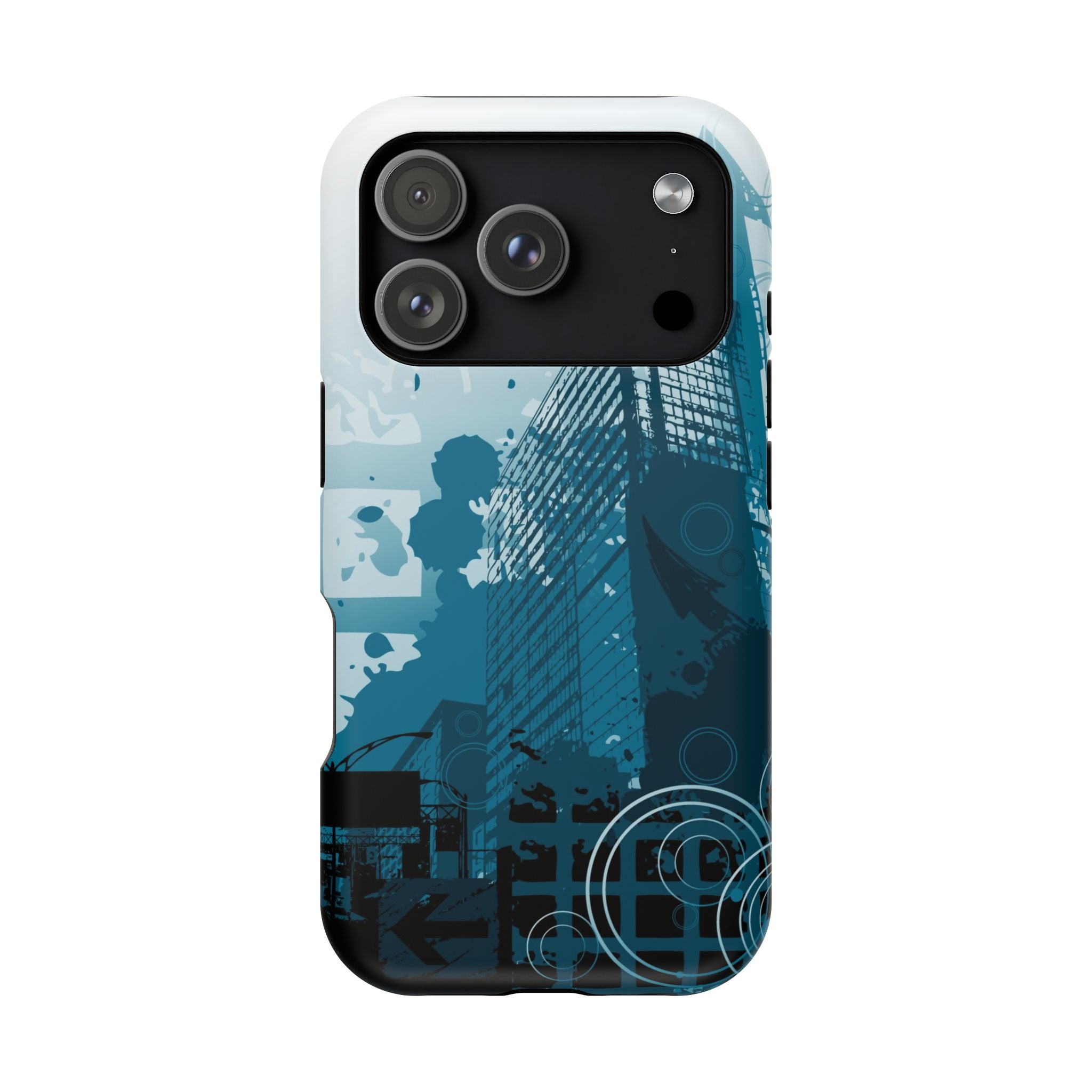 Blue Noise Tough iPhone Case