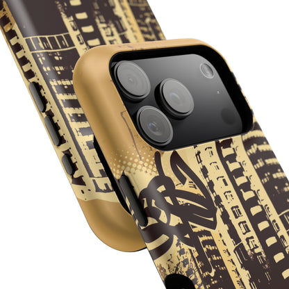 Brown City Tough iPhone Case