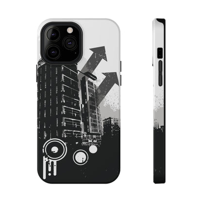 Monochrome City Tough iPhone Case