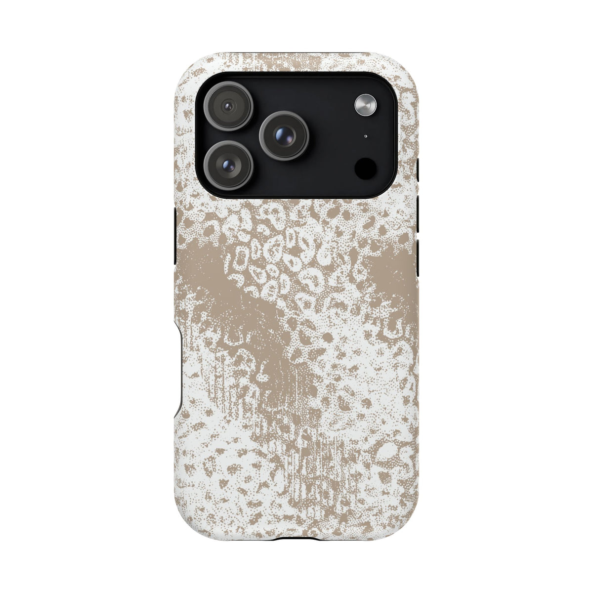 White Leopard MagSafe Tough iPhone Case