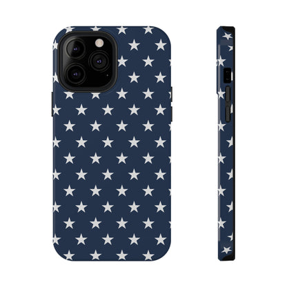 Deep Blue Stars MagSafe Tough iPhone Case