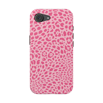 Light Pink Leopard MagSafe Tough iPhone Case