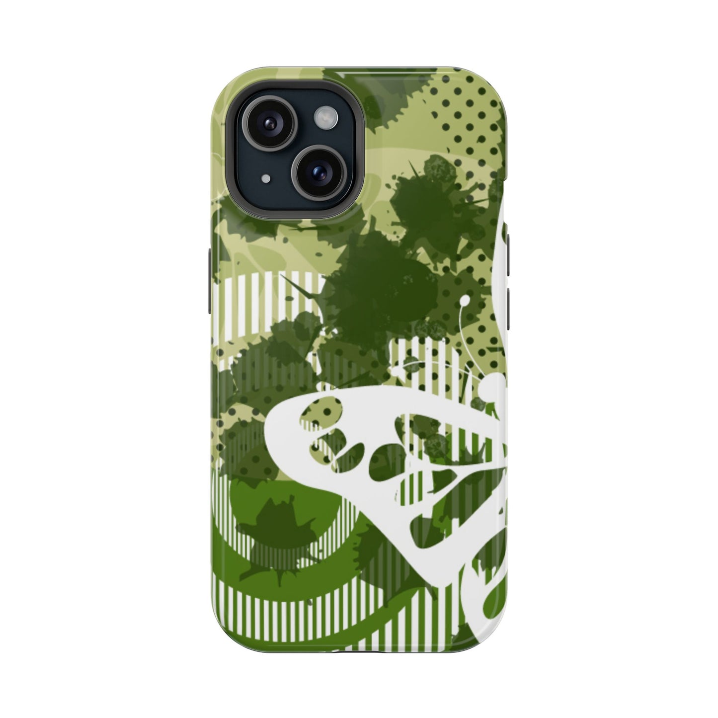 Green Echo Tough iPhone Case