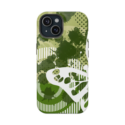 Green Echo Tough iPhone Case