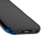 Blue Plaid Tough iPhone Case