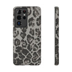 Grey Leopard Tough Samsung Case