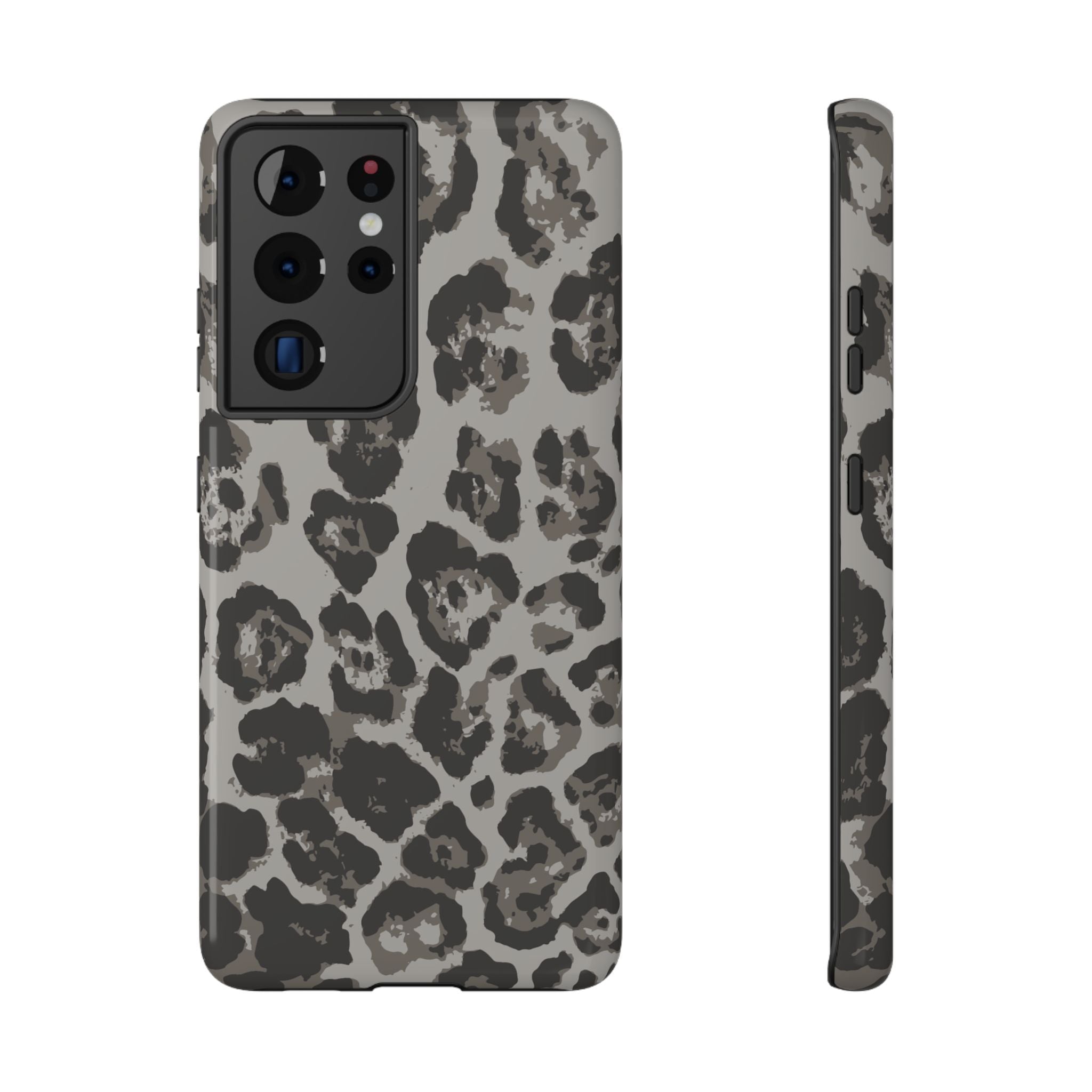 Grey Leopard Tough Samsung Case