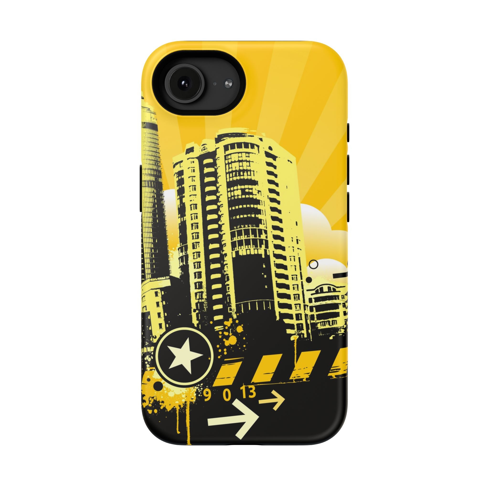 Yellow City Tough iPhone Case