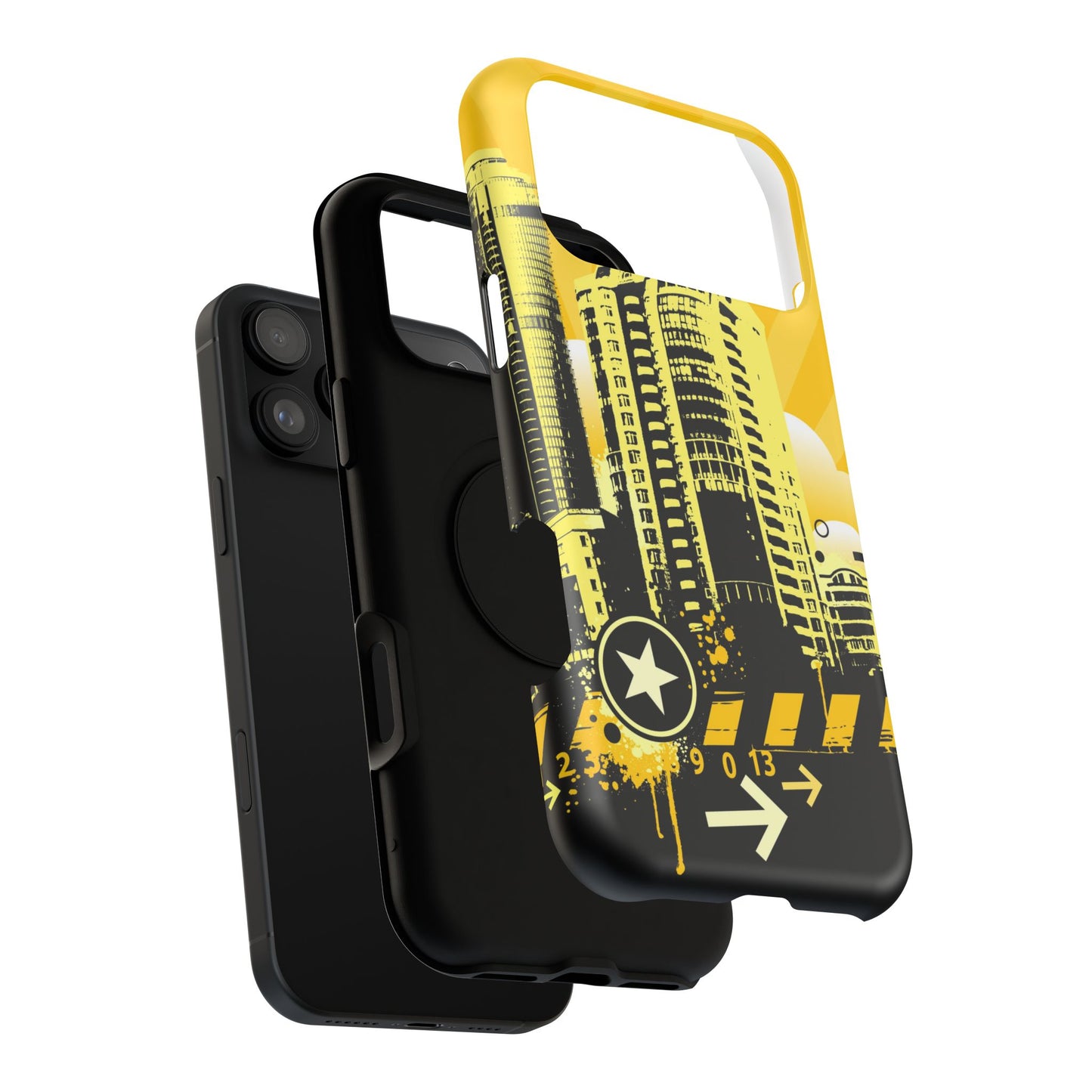 Yellow City Tough iPhone Case