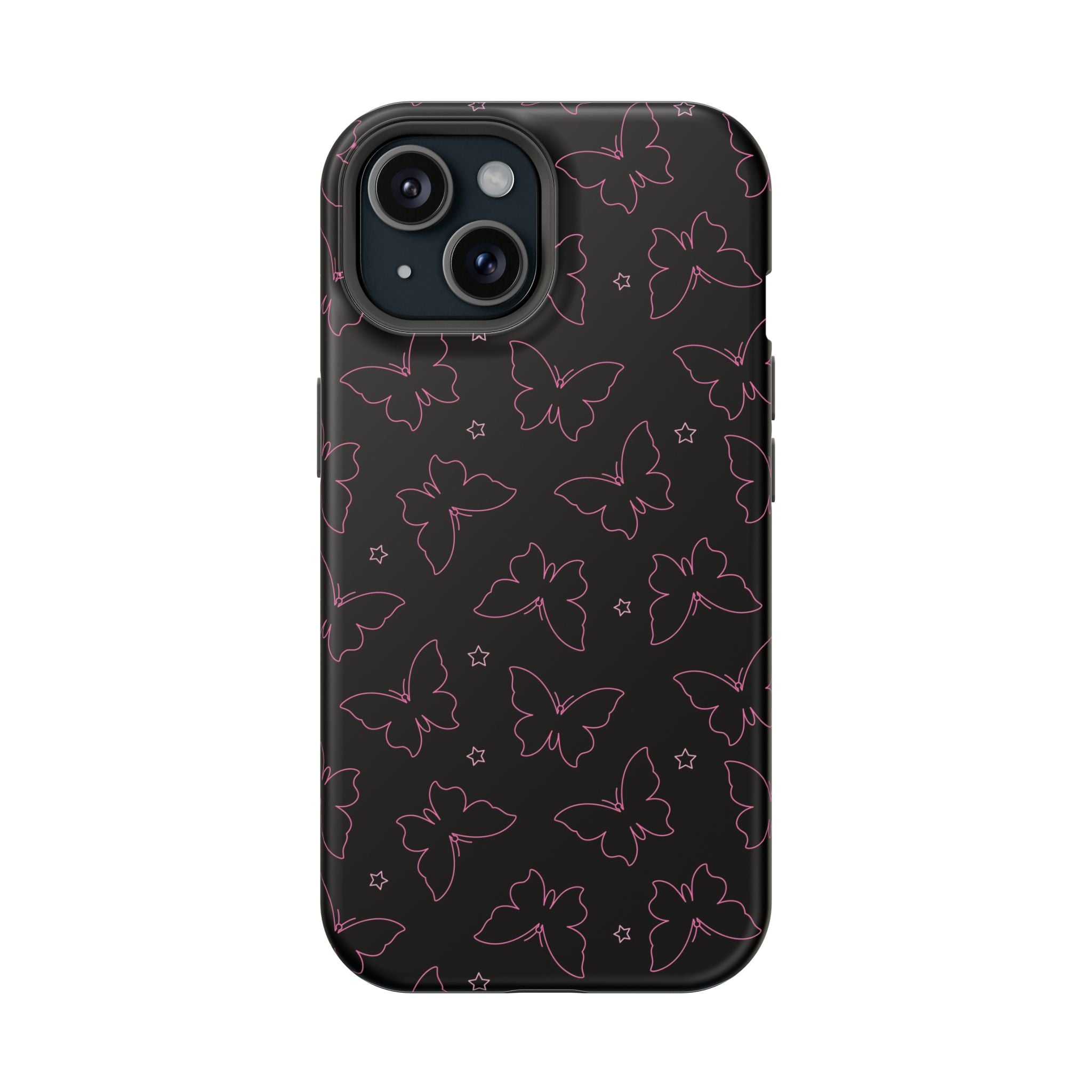 Midnight Flutter Tough iPhone Case