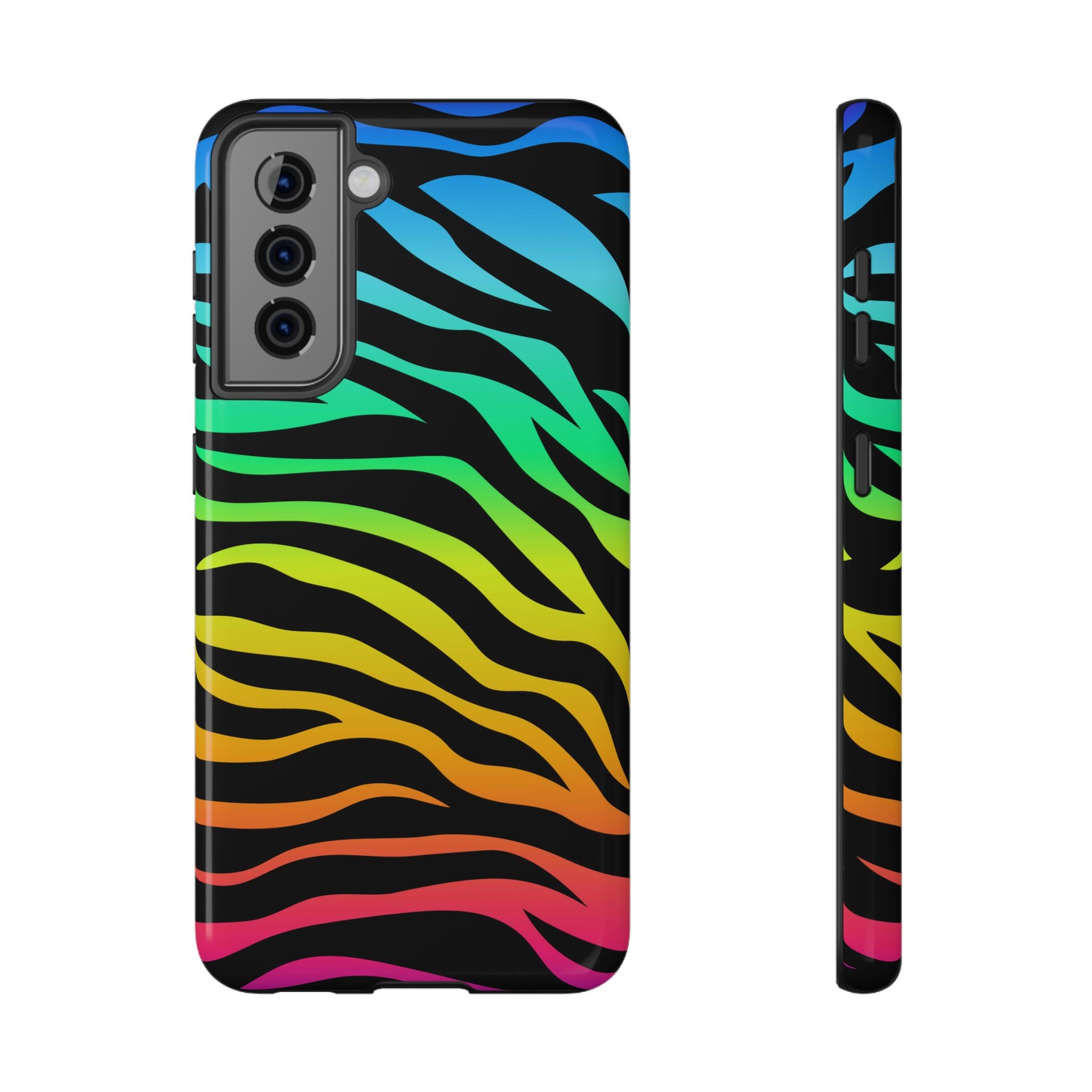 Neon Stripes Tough Samsung Case