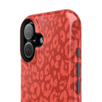Red Leopard Tough iPhone Case