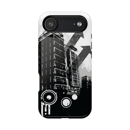 Monochrome City Tough iPhone Case