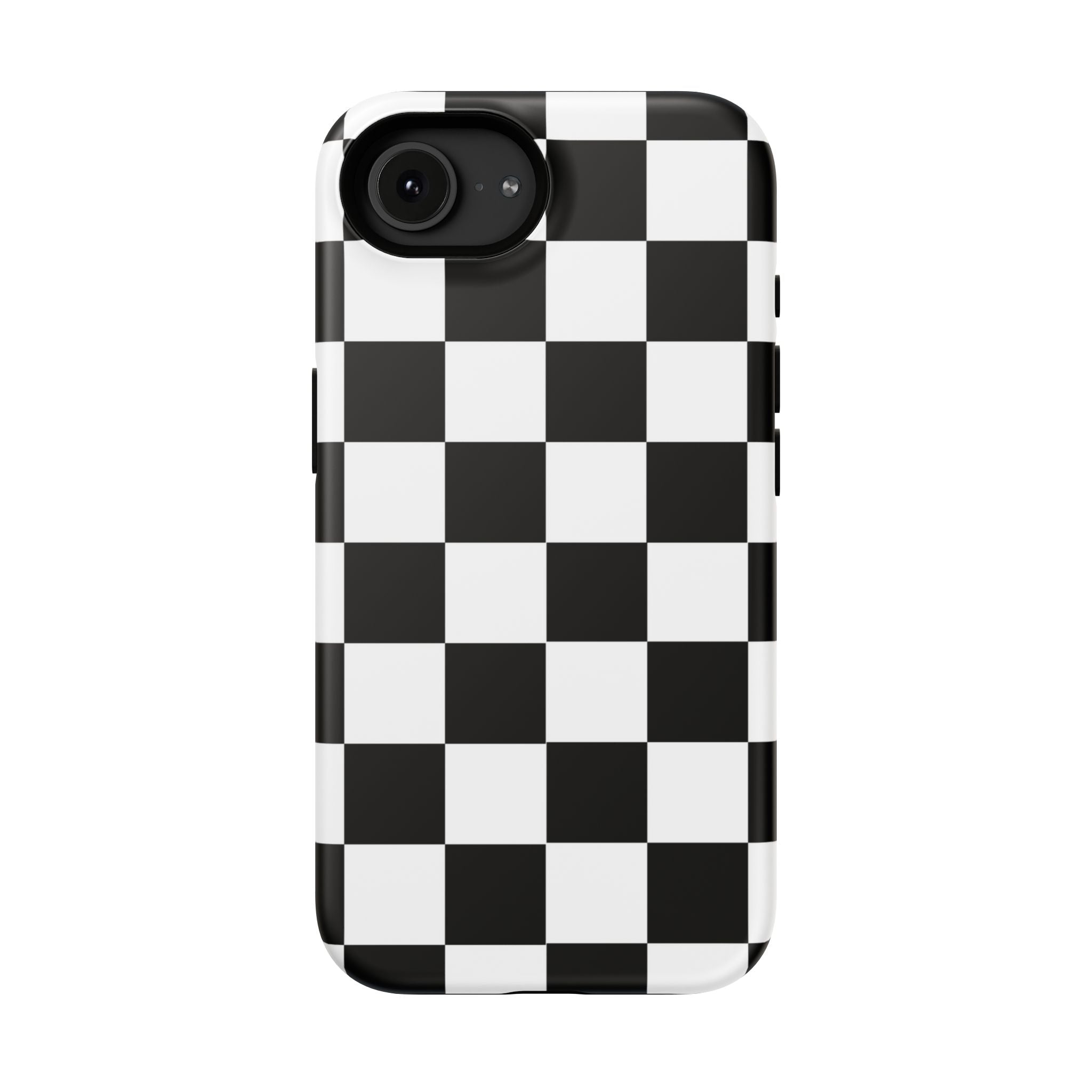Black Grid Tough iPhone Case