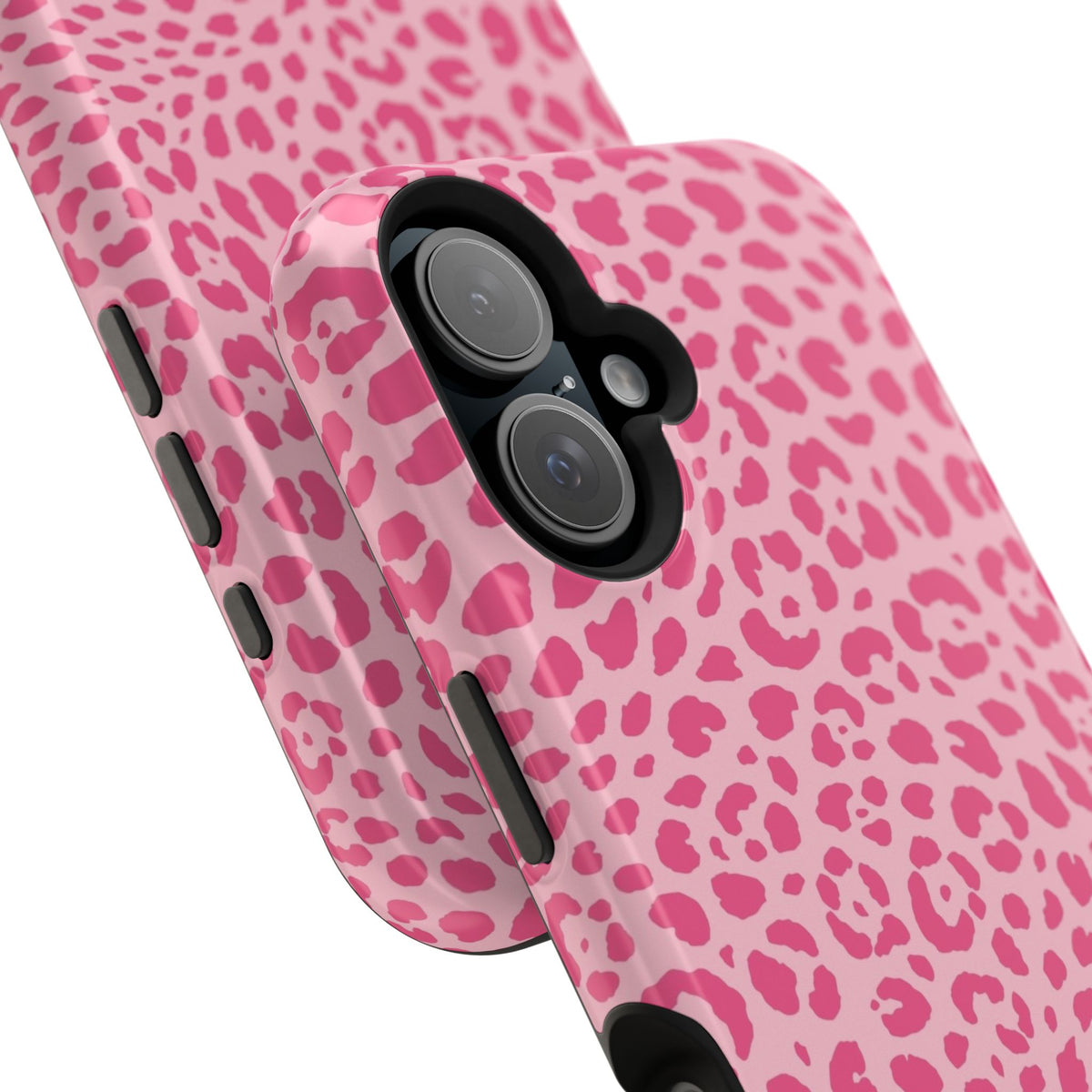 Light Pink Leopard MagSafe Tough iPhone Case