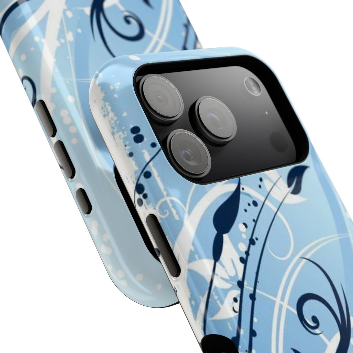 Bloom in Blue Tough iPhone Case