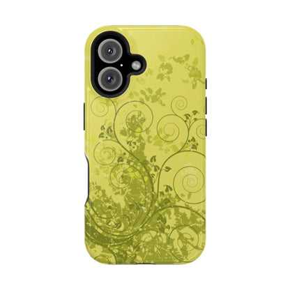 Green Bloom Tough iPhone Case