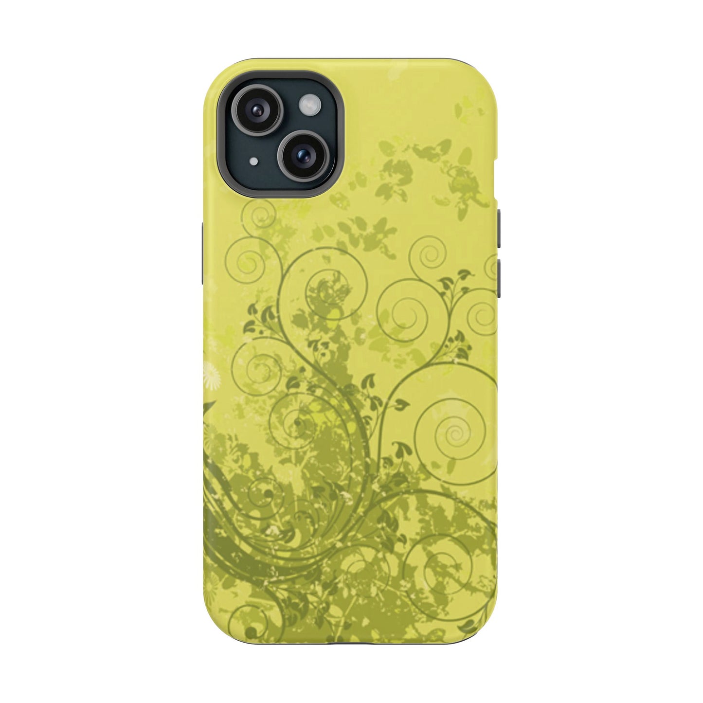 Green Bloom Tough iPhone Case
