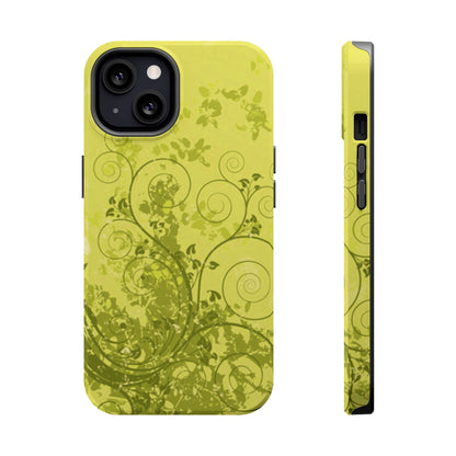 Green Bloom Tough iPhone Case