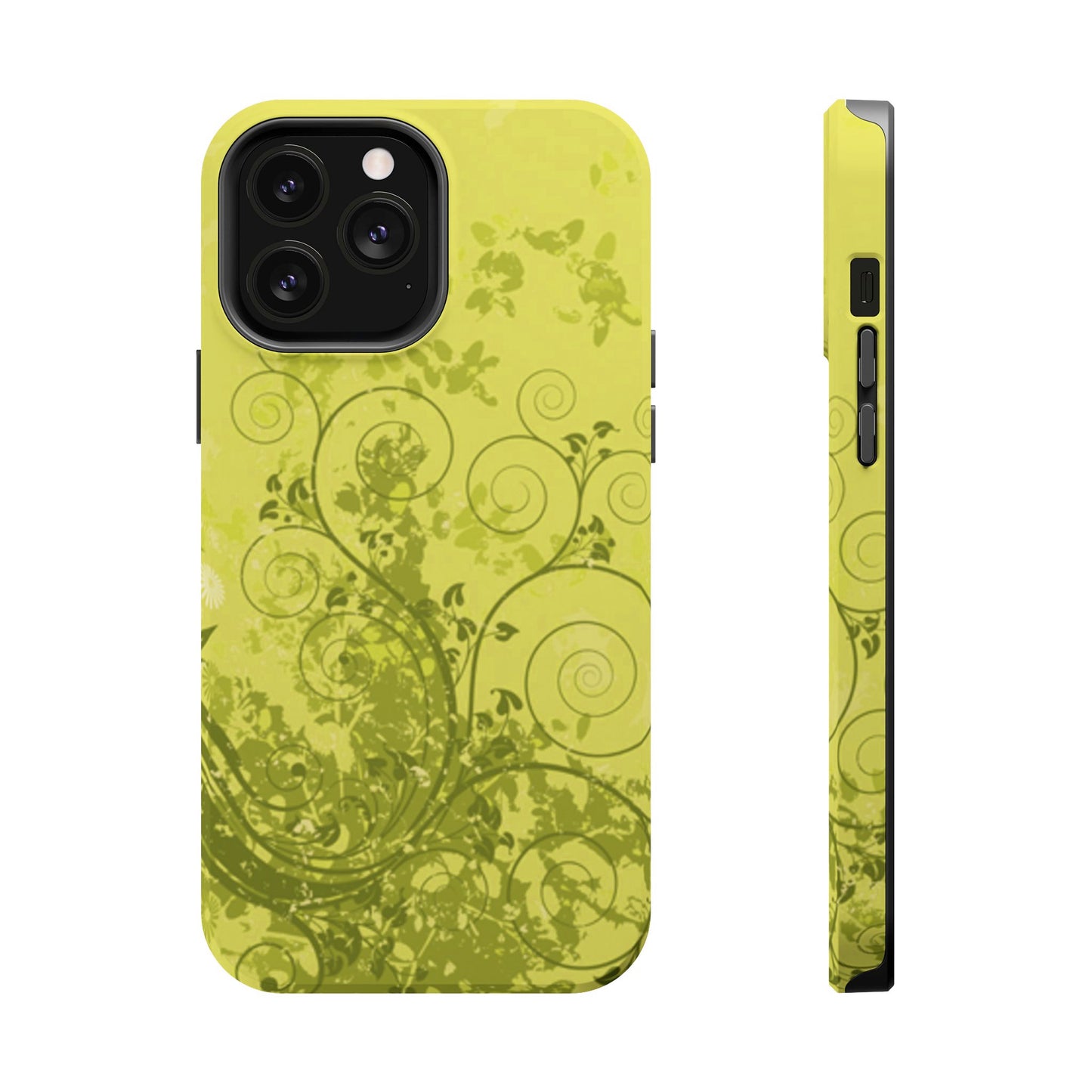 Green Bloom Tough iPhone Case