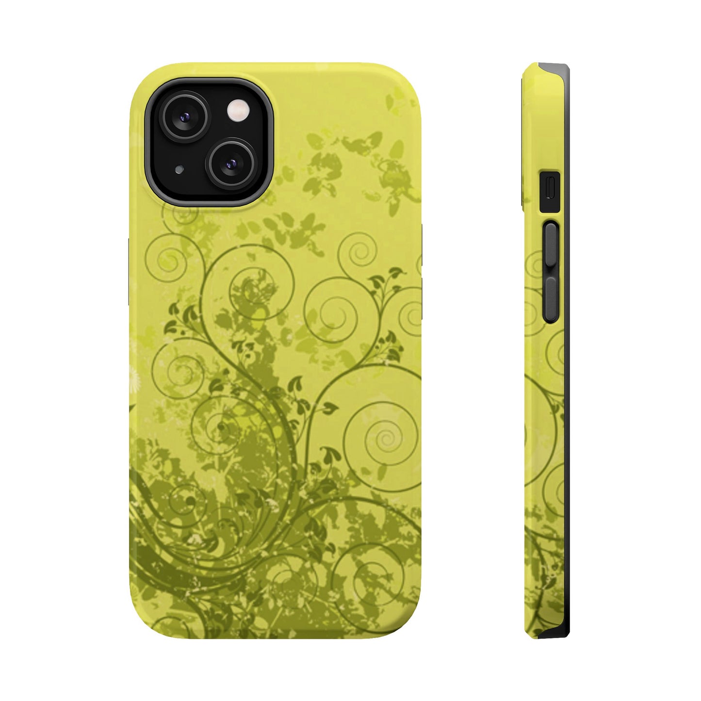 Green Bloom Tough iPhone Case