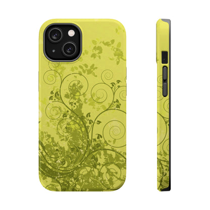 Green Bloom Tough iPhone Case