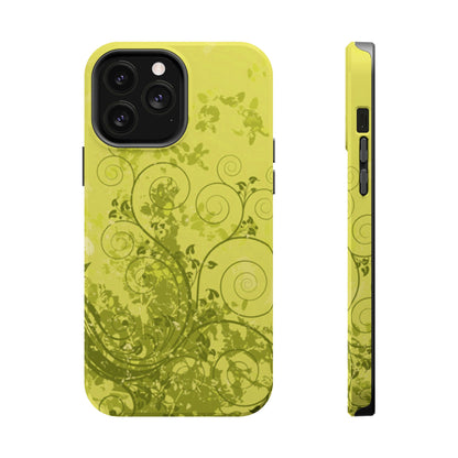 Green Bloom Tough iPhone Case