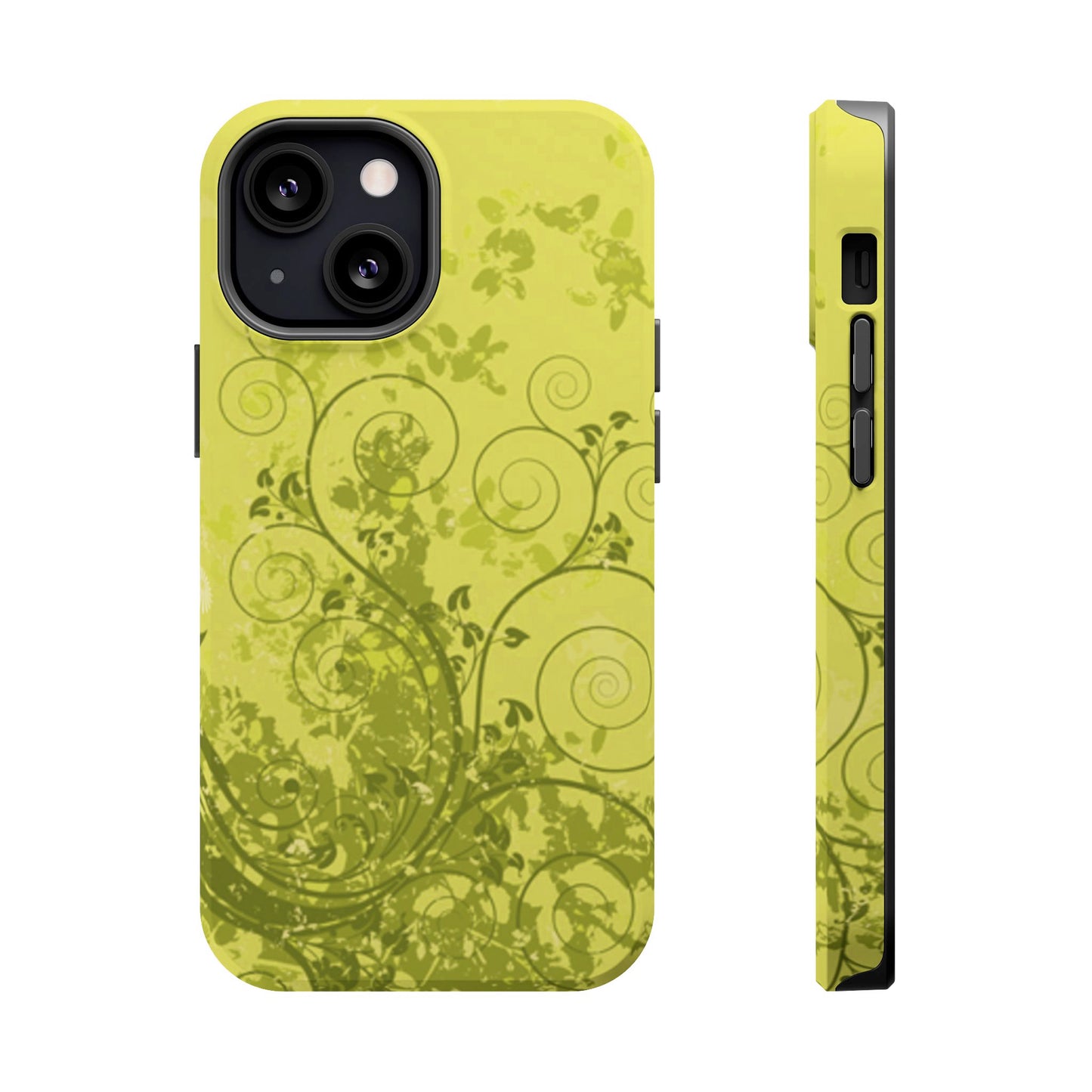 Green Bloom Tough iPhone Case