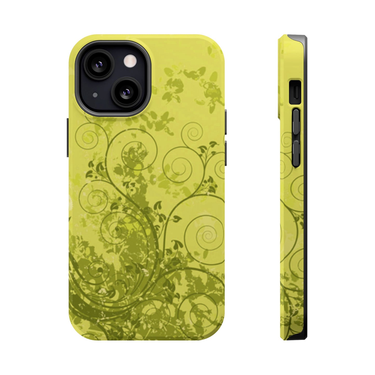 Green Bloom Tough iPhone Case