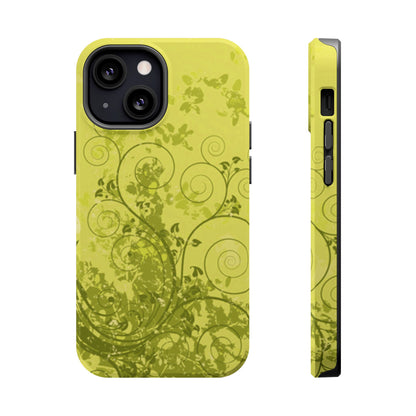 Green Bloom Tough iPhone Case