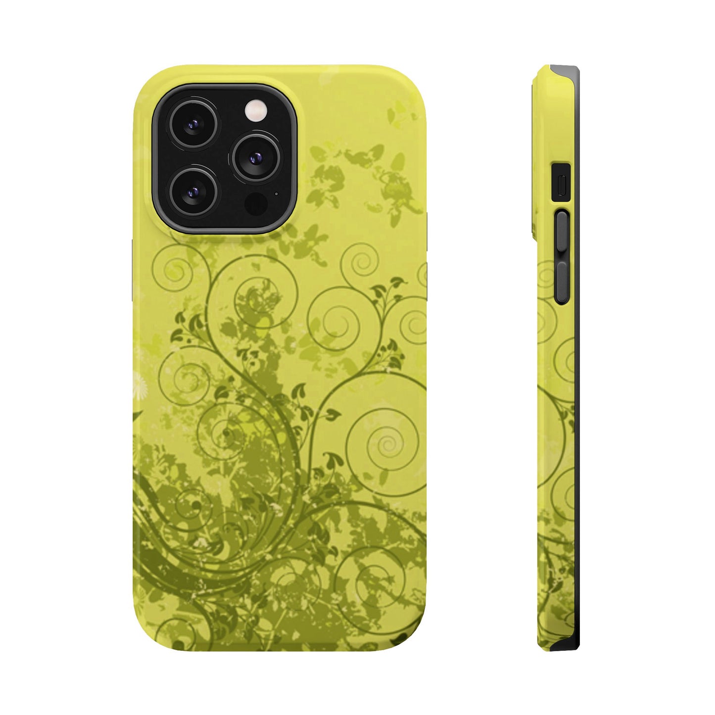 Green Bloom Tough iPhone Case