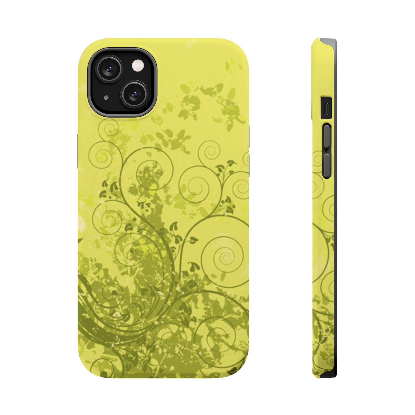 Green Bloom Tough iPhone Case