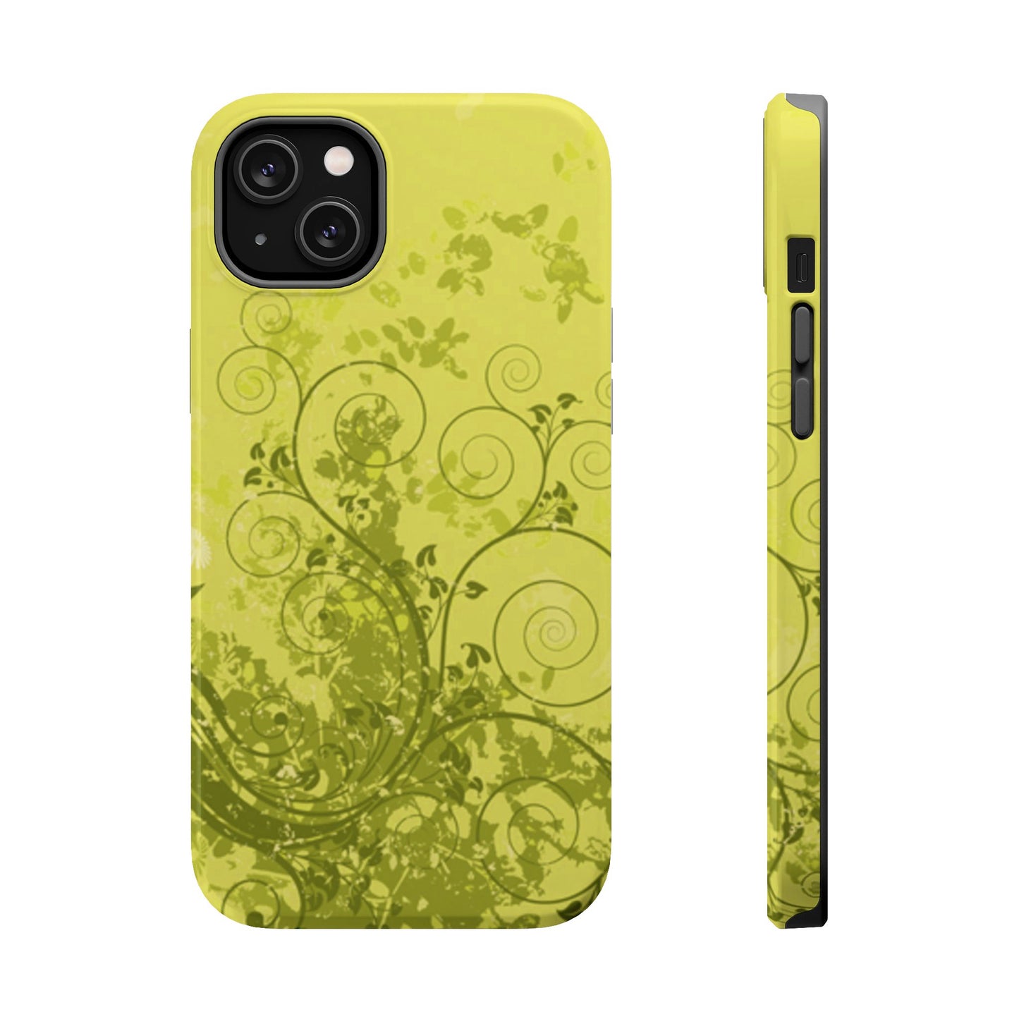 Green Bloom Tough iPhone Case