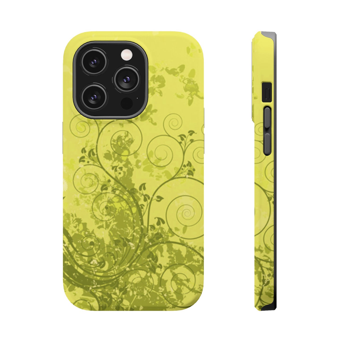 Green Bloom Tough iPhone Case