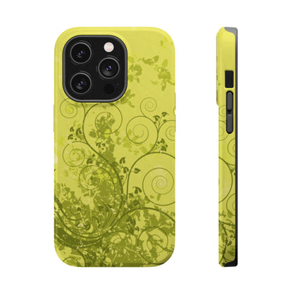 Green Bloom Tough iPhone Case