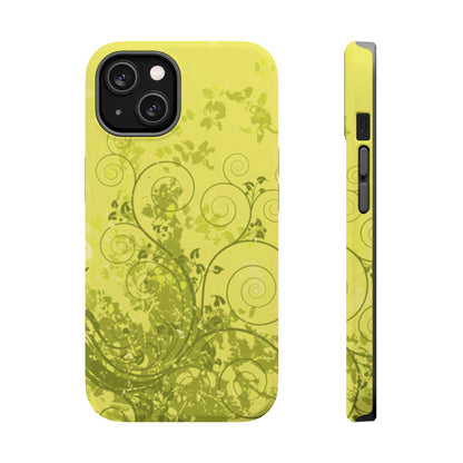 Green Bloom Tough iPhone Case