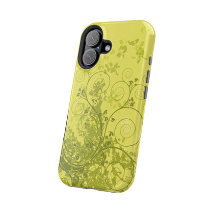 Green Bloom Tough iPhone Case
