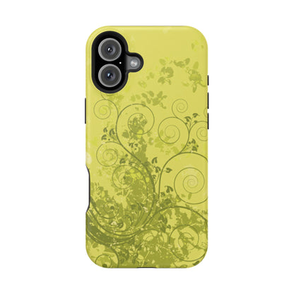 Green Bloom Tough iPhone Case
